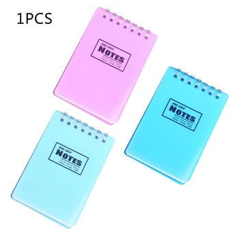 Mini-Do-list Pocket Poznámkový blok Malý Notebook Spirála Plánovač, Poznámkový blok, 42 Listů Tearable pro Office Ženy Muži Deníku