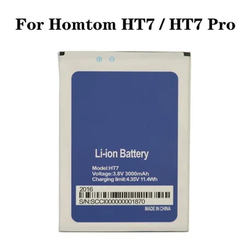 Vysoce Kvalitní 3000mAh HT7 Baterie Pro Homtom HT7 / HT7 Pro Mobilní Telefon Náhradní baterie
