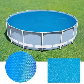 Kruhový Bazén Solární Pokrytí Tepelné Upevňovací Deku Solární Bazén, Vířivka Kryt Plovoucí Spa Deka Pro Nadzemní Bazén Jasné
