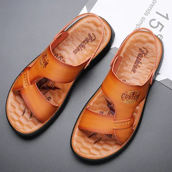 Pánské sandály a pantofle letní nové sandály ležérní módní pláž boty pánské gladiator letní sandály zapatos de hombre