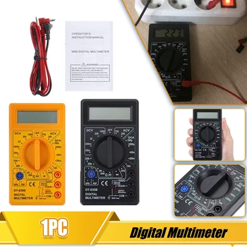 Digitální Multimetr AC/DC LCD 750/1000V Voltmetr Ampérmetr Ohm Tester Vysokou Bezpečnost Kapesní Metr Digitální Multimetr Tester