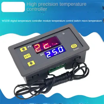 12V 24V AC110-220V Sondy line 20A Digitální regulace Teploty LED Displej Termostat S Vytápění/Chlazení Ovládání Nástroje