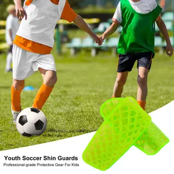 Ochranné vybavení pro Mladé fotbalisty Profesionální Měkké Polstrované Fotbalové chrániče pro Děti, Mládež, Dospělé, Šok, Zranění