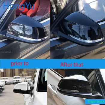 Pro BMW Řady 3 F30 F31 Sedan & Touring 2012-up Nahradit původní auto zadní zrcadlo kryt světlé černé zrcadlo kryt