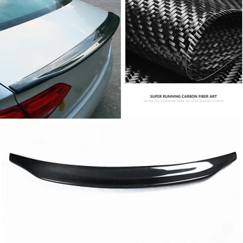 Carbon Fiber Auto Zadní Kufr, Spoiler, Střešní Křídlo Zadních dveří Flap Trim Splitter Lip Pro Audi A5 8T3 2007-2017 Kupé, 2 Dveře