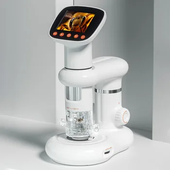 500/1000X Kapesní Digitální Mikroskop s 8 LED Světelné Kapesní Mikroskop 1080P Mikroskop Kamera 2,0 Palcový IPS Obrazovka pro Děti