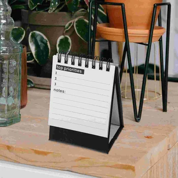 Mini Stolní Kalendář Desktop Dekor Stolu Stolní Stojící Denní Papírové Ozdoby, Kancelářské Stolní Kalendář pro Domácí Kancelář