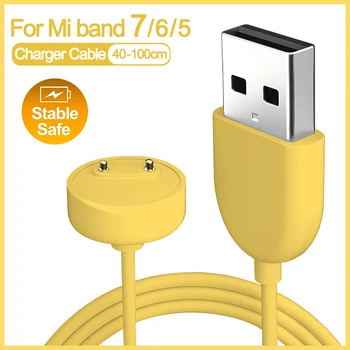 Magnetická Nabíječka pro Xiaomi Mi Smart Band 5 6 7 Přenosná Nabíječka Náhradní USB Nabíjecí Linka pro Miband 6 Miband 7 Kabel Kabel