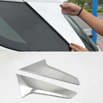 Pro Chevrolet Equinox Třetí GE 2017 2018 2019 ABS chrom obložení Zadního okna flitry skla, Spoiler boční trojúhelník Lití součástí 2ks