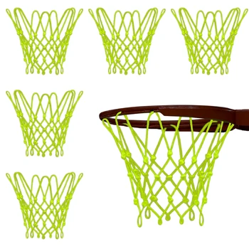 6 Ks Noční Basketbalový Koš, Net Slunce Powered Světelný Sportovní Basketbalový Koš Venkovní Pro Děti 12 Palců V Průměru