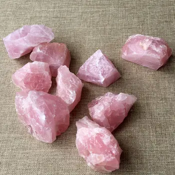 Přírodní Hromadné Rose Quartz Hrubý Kámen Energy Crystal Kameny Pro Dekoraci