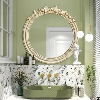 Nekonečné Dekorativní Zrcadla Kola Řemeslné Organické Sprcha Zrcadlo, Make-up, Toaleta Specchi Decorativi Ložnice Dekorace CY50DM