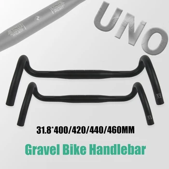 UNO FL12 Gravel Bike Řídítka 31.8x400/420/440/460 Vnější Drop Bar Ultralight Cyklistické Rukojeti Road Vzplála 