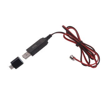 3.7 V Dobíjecí Lithium Baterie USB 4.2 V Magnetické Nabíjení, Kabel+ Type-C Adaptér