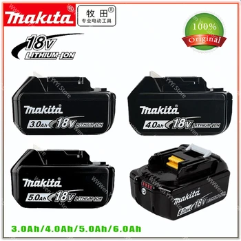 NOVÉ Originální 18V Makita 3.0/4.0/5.0/6.0 Ah Li-Ion Baterie Pro Makita BL1830 BL1815 BL1860 BL1840 Náhradní elektrické Nářadí, Baterie