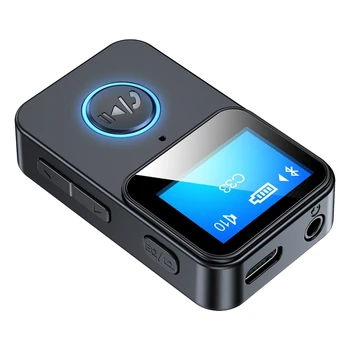 Hot Bluetooth 5.0 Audio Přijímač, Podpora TF Karet MP3 Přehrávač Lossless FM Vysílač Dálkového Ovládání Bezdrátový Audio Adaptér