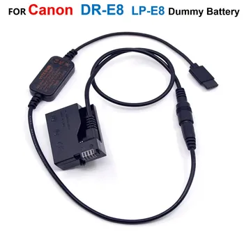 DR-E8 LP-E8 Figuríny Baterie Fit DJI Ronin-S Napájení Napájecí Adaptér Kabel Pro Canon EOS Rebel T2i T3i T4i T5i 550D 600D 650D 700D