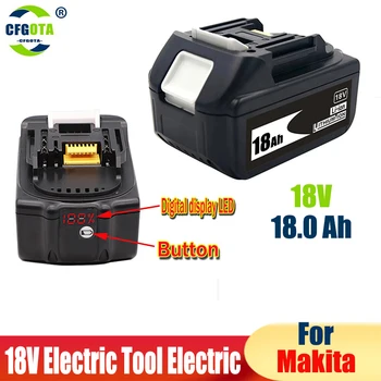18V Baterie Pro Makita 18v Nářadí Náhradní Příslušenství BL1860 BL1850 Li-ion Dobíjecí baterie Pack, nabíječka