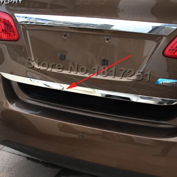 Pro Nissan Sentra 2016-2020 Dveře Štítek z Nerezové Oceli dveří zavazadlového prostoru, obložení zadní dveře Car Styling Příslušenství