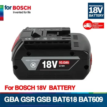 NOVÉ 18V 10Ah Dobíjecí Li-Ion Baterie Pro Bosch 18V Napájení Nástroj Zálohování 6000mah Přenosné Náhradní BAT609 Kontrolka