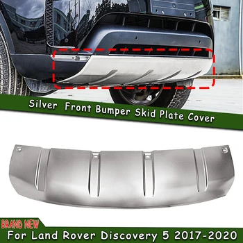 Stříbrná Přední Nárazník, Protiprokluzový Systém Kol Talíř Hák Kryt Ret Auto Trailer Spoiler Víka Pro Land Rover Discovery 5 L462 2017-2023