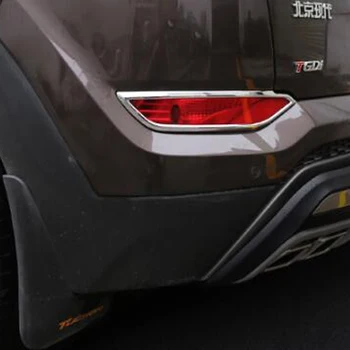 Pro Hyundai Tucson 2016 2017 2018 ABS Chrom Zadní Mlhové Světlo, Lampa Kryt Čalounění Foglight Ozdobnou Lištu Car Styling Příslušenství