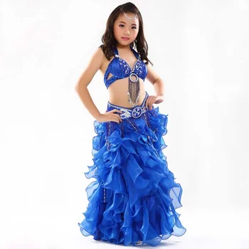 Indické Sárí, Šaty Orientale Bellydance Kostýmy Pro Děti Orientální Břišní Tanec Kostýmy Břišní Tanec Oblečení 3KS/SET