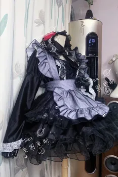 COSLEE [Vlastní] Marin Kitagawa Cosplay Kostým Šaty-Up Miláčku Lolita Služka Jednotné Oblečení Halloween, Karneval, Párty, Obleček