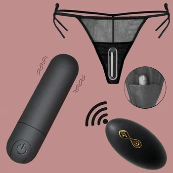 Přenosný Kalhotky Vibrátor, Sex Hračky pro Ženu, Stimulátor Klitorisu Bezdrátové Dálkové Ovládání 10 Režimů Neviditelné Vibrační Vajíčko