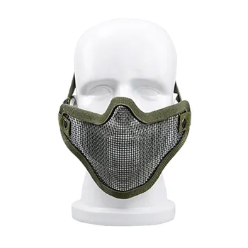 Venkovní Lov, Boj proti Kovové Pletivo Kamuflážní Ochranu Taktické Airsoft Army Masky 3 Barvy Sport Bezpečnost 1KS