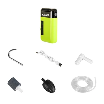 Přenosné pro Inteligentní Indukční LED USB Dobíjecí Inteligentní Vody Venkovní Rybaření Okysličení Vzduchu P
