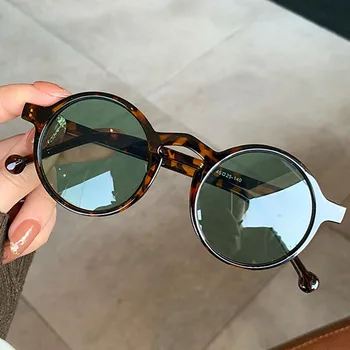 2022 Kulaté sluneční Brýle, Ženy Značky Designer Vintage Malý Rám Sluneční Brýle Dámy korejský Styl Brýle UV400 Rybářské Brýle