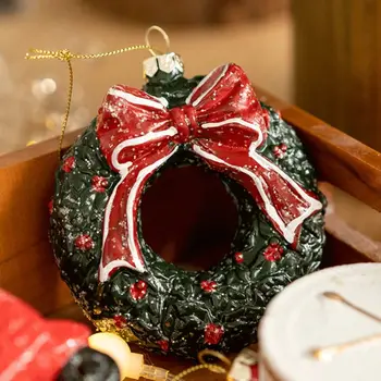 PVC Auto, Dům, Sněhulák, Věnec Přívěsek Malované Dekorativní Vánoční Strom Dekorace Malé Závěsné Vánoční Přívěsek Domů