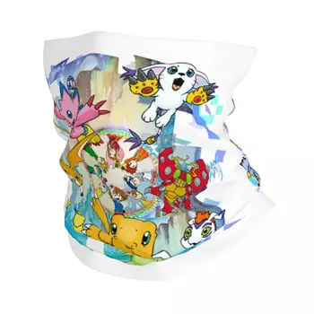 Digimon Adventure Agumon Šátek Kryt Krku Kukly Obličej Šátek Multifunkční Cyklistika jízda na Koni pro Muže, Ženy, Dospělé Větruodolný
