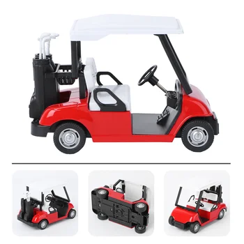 Veemoon Děti, Hračky Dětský Kočárek Miniaturní Golf Vozík Model Hračky Auto Dekorace Červená