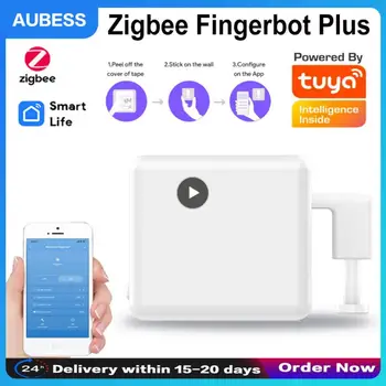 2023 Nové Tuya Zigbee Fingerbot Plus Smart Switch Bot Fingerbot Plus Tlačná Tlačítko Smart Home Inteligentní Život Hlasové Ovládání S App