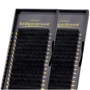 Lashprofessor Jednotlivé Řas Rozšíření 5-20mm Premium Falešné Mink Lash Rozšíření Matná Černá False Měkké Řas Pro Make-up