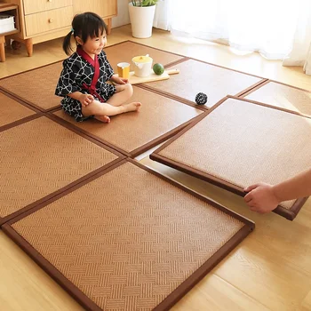 Domácí Obývací Pokoj Skládací Podložka Zesílená Japonské Tatami Ratanový Mat Spící Mat Letní dětské Školky Nap Patře Ložnice