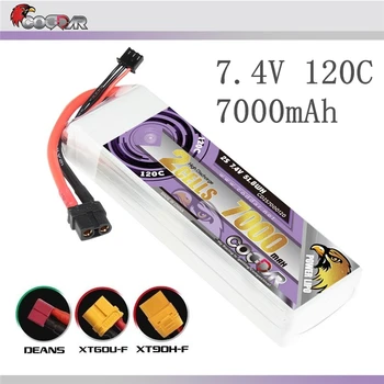 CODDAR 120C 2S 7.4 V 7000mAh Lipo Baterie Pro EMAX TinyHawk2 mobula7 TinyHawk S II RC FPV 7,4 V Dobíjecí Baterie
