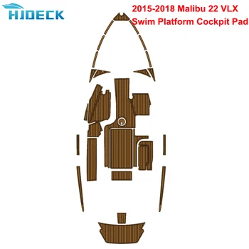 2015-2018 Malibu 22 VLX Plavat Platforma Kokpitu Lodi Kryt Příslušenství EVA Pěna Teak Paluba Podlahy Pad Mat Přizpůsobitelné