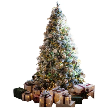 2023 Nové Velké Vánoční Ozdoby Interiéru Luxusní Vánoční Strom Dekorace LED Vánoční Stromky