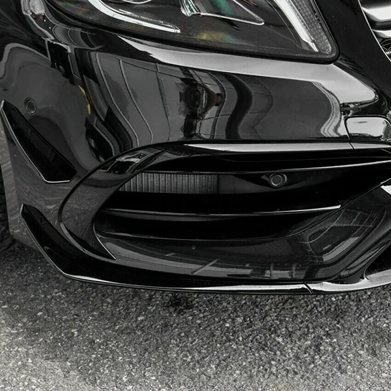 4KS Přední Nárazník Boční Mlhové Světlo Splitter Spoiler pro Mercedes Benz a Class W176 A180 A200 A220 A250 AMG A45 2016-2018 - 5