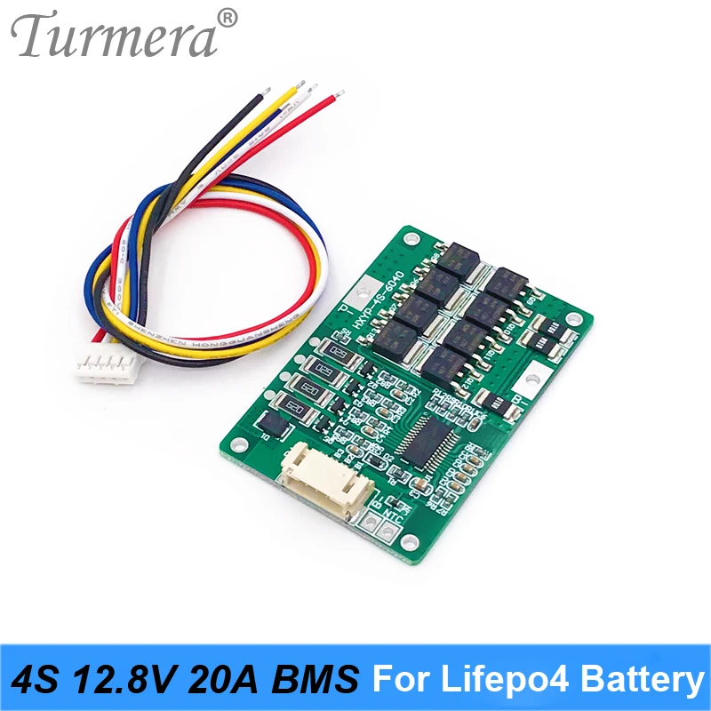Lifepo4 Baterie 4S 20A 12.8 V, 14,4 V 32650 32700 Vyvážené BMS pro Elektrické Lodi Nepřetržité Napájení 12V Auto Baterie Turmer - 0