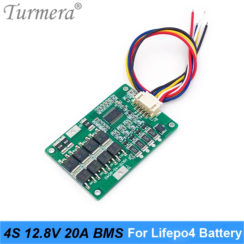 Lifepo4 Baterie 4S 20A 12.8 V, 14,4 V 32650 32700 Vyvážené BMS pro Elektrické Lodi Nepřetržité Napájení 12V Auto Baterie Turmer - 3