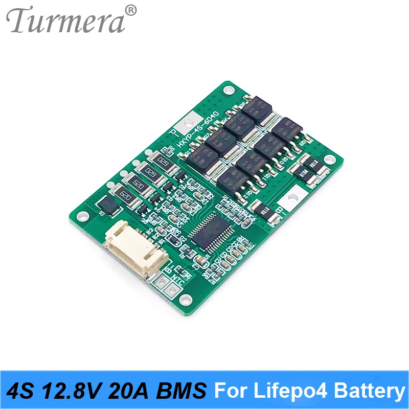 Lifepo4 Baterie 4S 20A 12.8 V, 14,4 V 32650 32700 Vyvážené BMS pro Elektrické Lodi Nepřetržité Napájení 12V Auto Baterie Turmer - 5