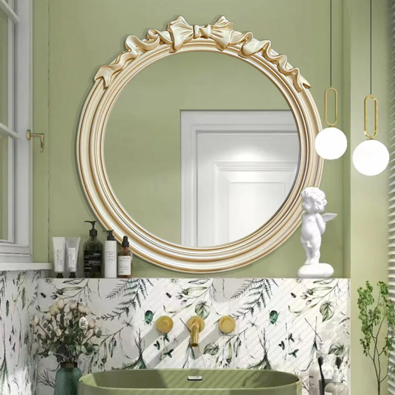 Nekonečné Dekorativní Zrcadla Kola Řemeslné Organické Sprcha Zrcadlo, Make-up, Toaleta Specchi Decorativi Ložnice Dekorace CY50DM - 5
