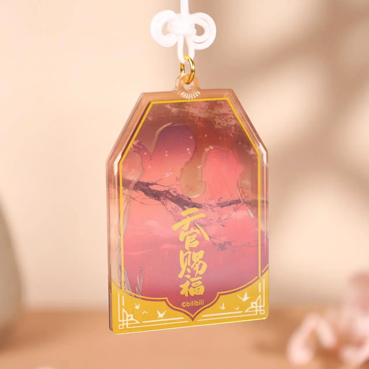 Oficiální Anime Tian Guan Ci Fu TGCF Hua Cheng Xie Lian Akryl Amulet Taška Přívěsek Roztomilé Cosplay Rekvizity Dárek k Narozeninám - 3