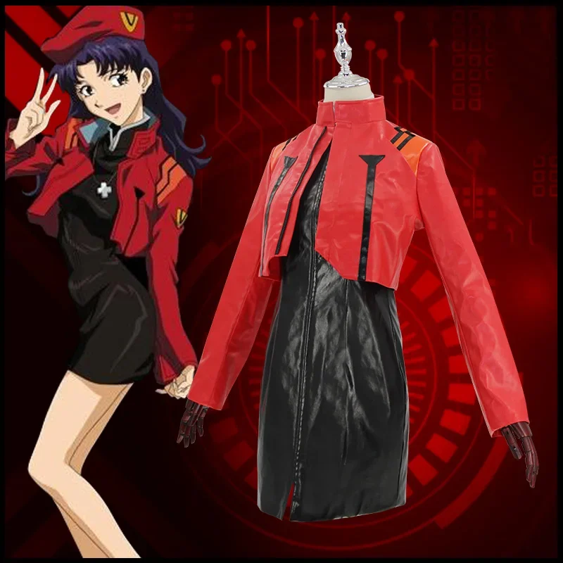 Para Mujer Přivedla De Anime Para Vestido Abrigo Uniformes Halloween Kožený Kabát a Šaty - 2