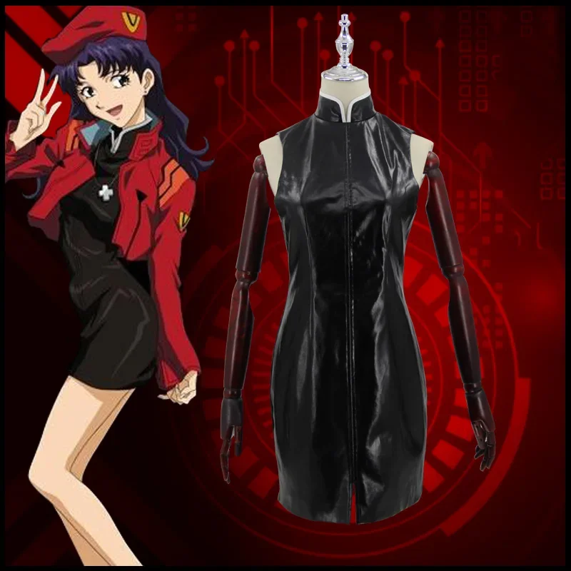 Para Mujer Přivedla De Anime Para Vestido Abrigo Uniformes Halloween Kožený Kabát a Šaty - 3