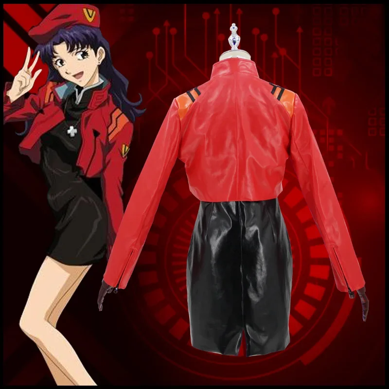 Para Mujer Přivedla De Anime Para Vestido Abrigo Uniformes Halloween Kožený Kabát a Šaty - 4